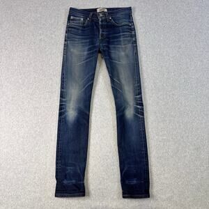 Naked & Famous Jeans Weird Guy Button Up Skinny Jeans Men's 30 Dirty Wash Denim